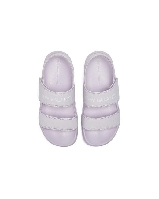 New Balance White Nclay Series Casual Sandals