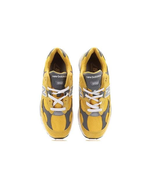 New Balance Yellow 992 Series for men