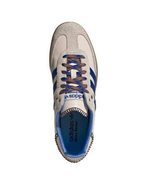Adidas Blue X Wales Bonner Samba Nylon 'Wonder Clay Royal' for men