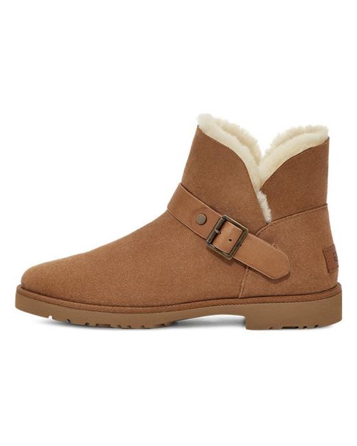 Ugg Brown (Wmns) Romely Short Buckle Boot