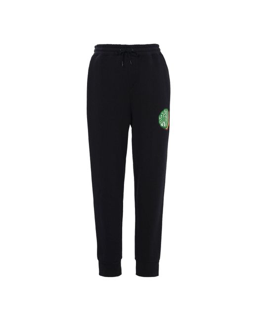 Nike Black Mj Sticker Sweatpants Casual Sports Fleece Lined Long Pants for men