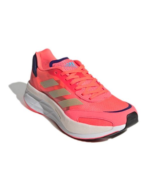 Adidas Pink (Wmns) Adizero Boston 10 'Turbo Sandy Metallic'