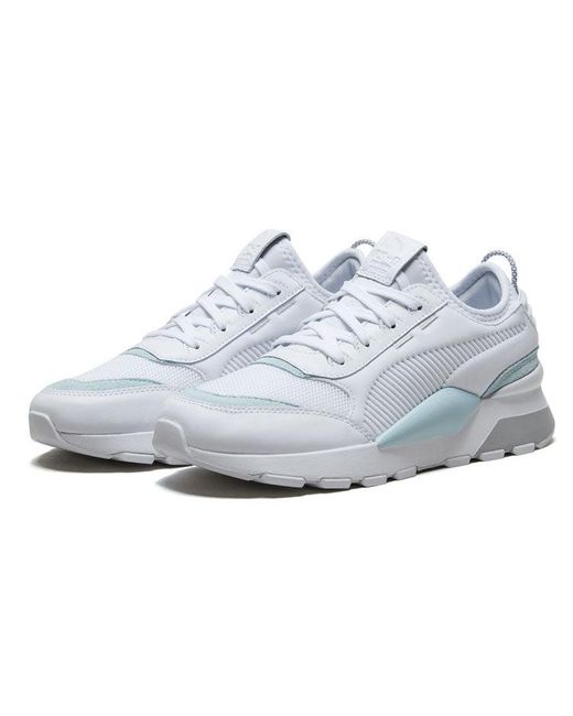 PUMA White Rs-0 Core Light Sky' for men