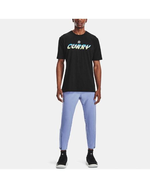 Under Armour Black Outdoor Athleisure Casual Sports Short Sleeve for men