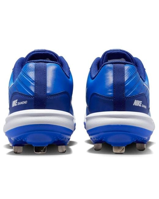 Nike Blue Alpha Huarache Varsity 4 Low 'Hyper Royal' for men