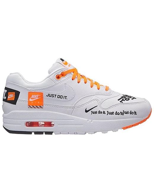 Nike White Air Max 1 'Just Do It' for men
