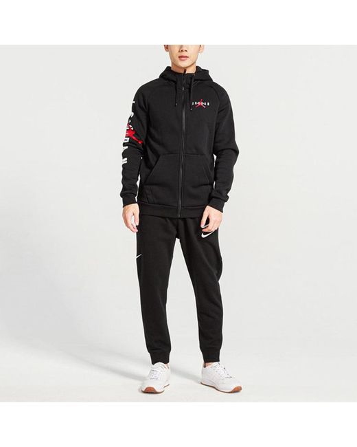 Nike Blue Hooded Fleece Casual Jacket for men