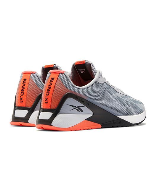 Reebok White Nano X1 Grit Flare' for men