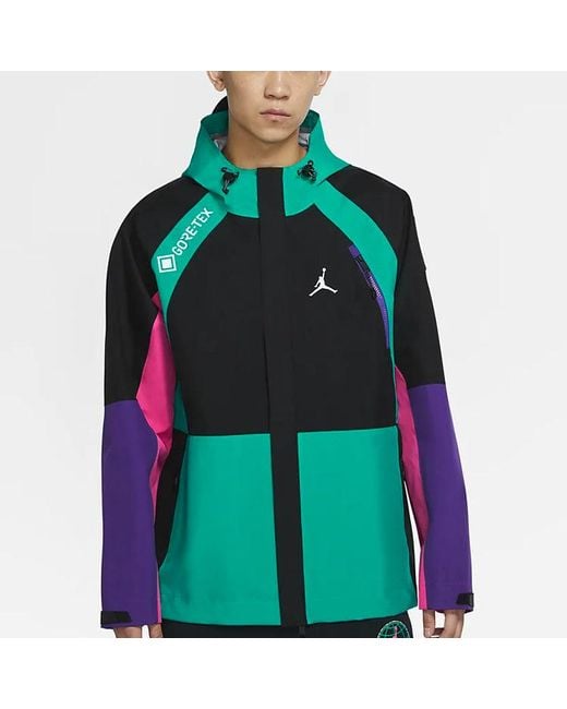Nike Green Winter Utility Gore-Tex Casual Sports Hooded Jacket for men