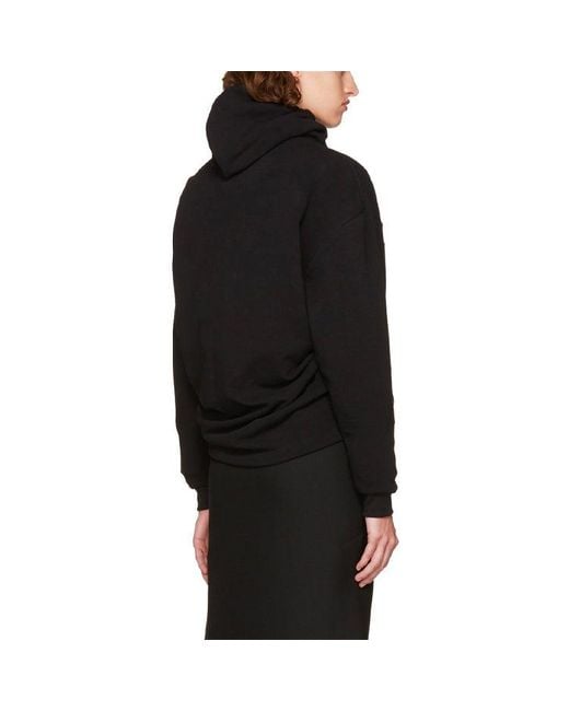 Balenciaga Blue Femme Fatale Oversized Hoodie'