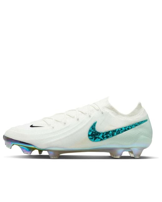 Nike Blue Phantom Gx 2 Elite Lv8 Fg Low-Top Soccer Cleats for men