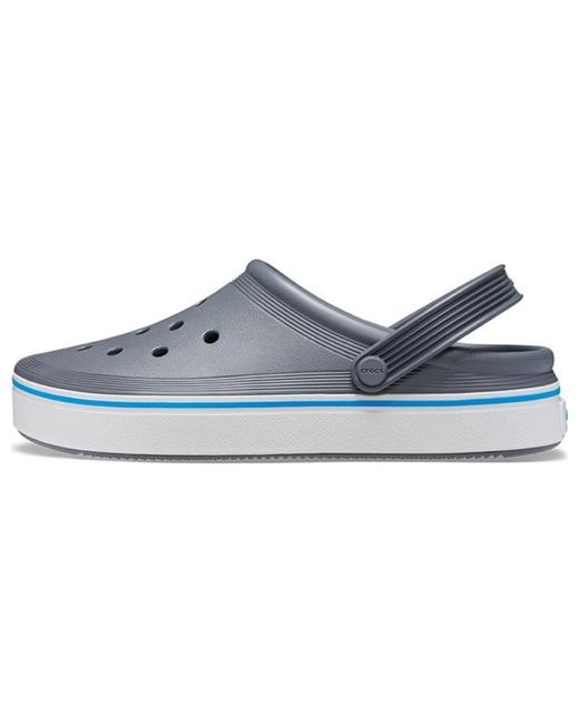 CROCSTM Blue Off Court Clog 'Charcoal'