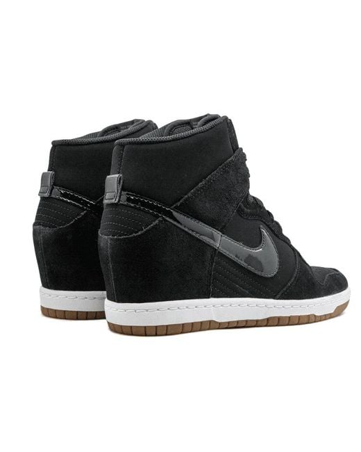 Nike Black (Wmns) Dunk Sky Hi Essential Gum'