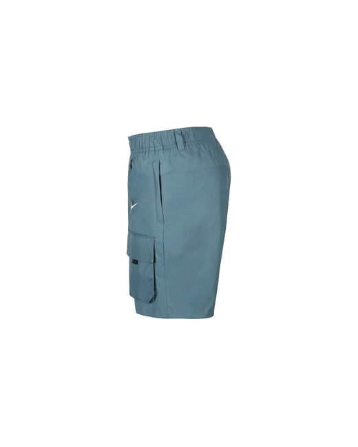 Nike Blue Air Nsw Short Repel Multiple Pockets Cargo Shorts for men