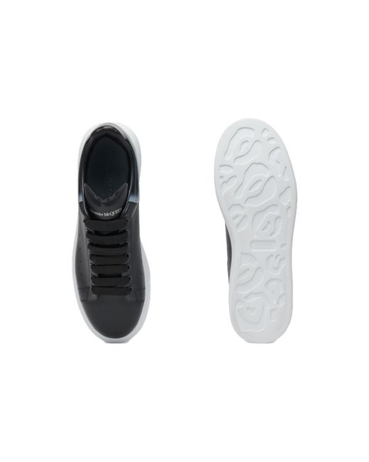 McQueen Blue Larry Leather Sneakers for men