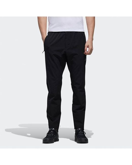 Adidas Black Softshell Pants Outdoor Sports Trousers for men