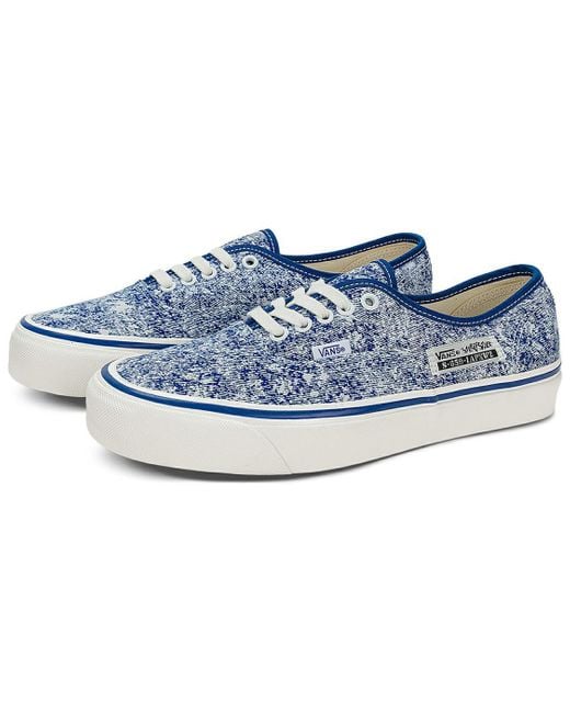 Vans Blue Anaheim Factory Authentic 44 Dx Shoe 'Og Acid Wash' for men