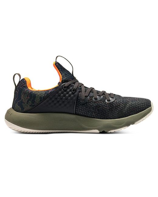 Under Armour Black Hovr Rise 3 Printed 'Hombre' for men