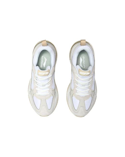 Li-ning White (Wmns) Counterflow Neon