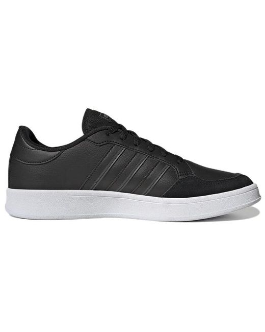 Adidas Black Breaknet Court Lifestyle Shoes 'Core' for men