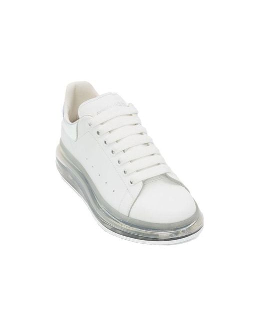 McQueen White (Wmns) Oversized Sneaker 'Clear Sole