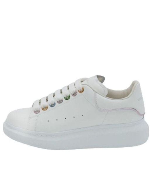 McQueen White (Wmns) Oversized Sneakers Metalic Eyelets'