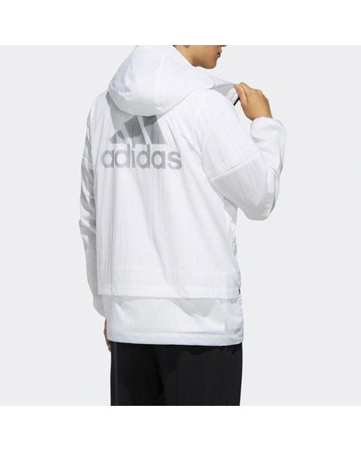Adidas Blue Back Logo Woven Jacket for men