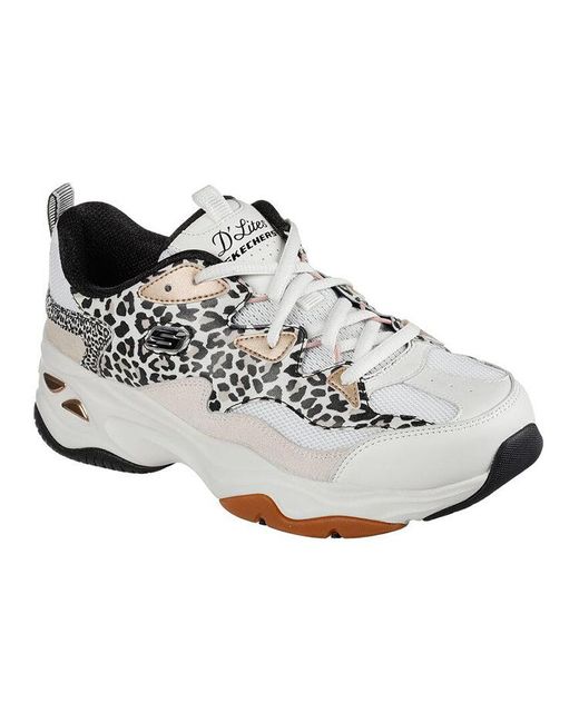 Skechers White (Wmns) D'Lites 4.0 Natural Habitat Kadn Beyaz Sneakers