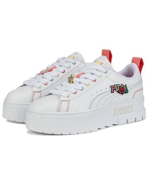 PUMA White (Wmns) Mayze 'Pierced