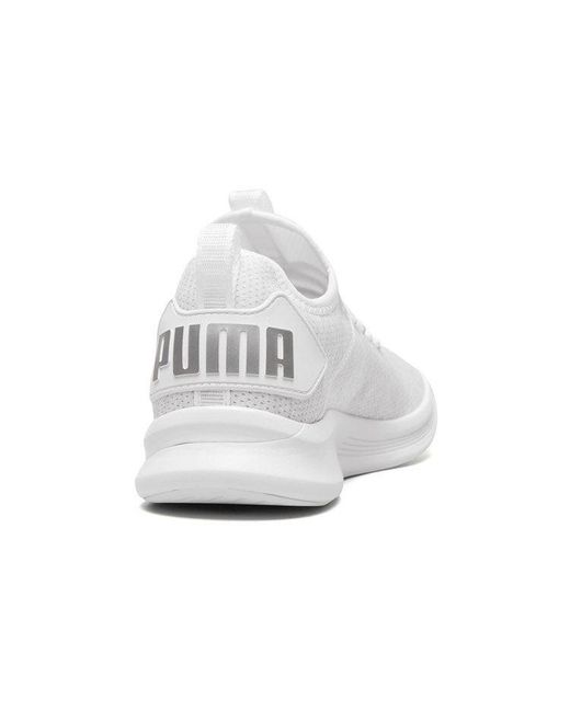 PUMA White (Wmns) Flash Ignite Evoknit En Pointe Low-Top Sneakers