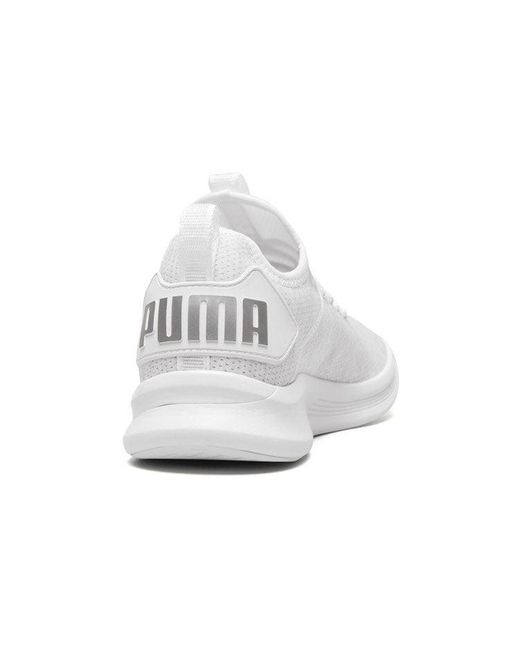 PUMA White (Wmns) Flash Ignite Evoknit En Pointe Low-Top Sneakers