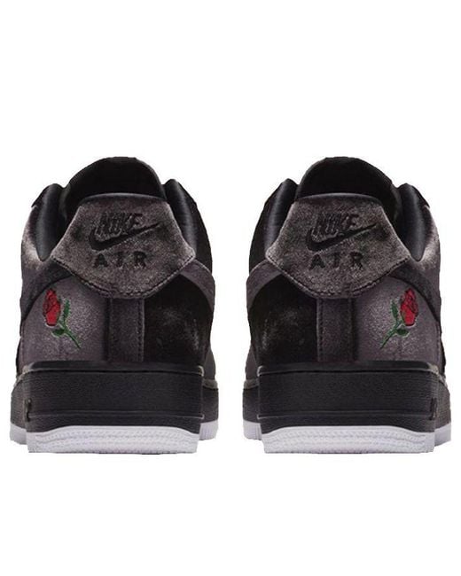 Nike Black Air Force 1 07 Qs 'Velvet Rose' for men