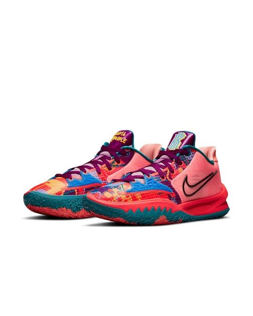Nike Red Kyrie Low 4 Ep '1 World 1 People' for men