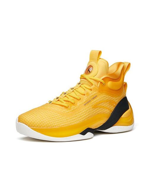 Anta Yellow Klay Thompson Kt7 Basketball Shoes for men