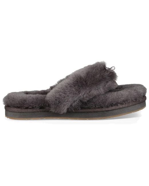 Ugg Brown (Wmns) Fluff Flip Flop Iii