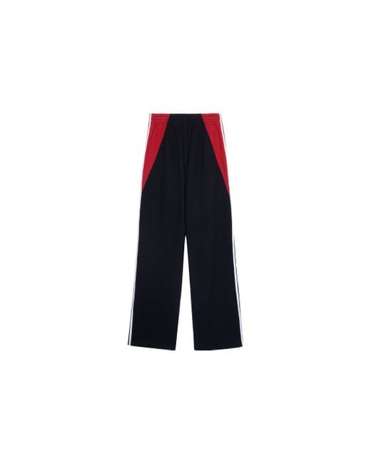 Balenciaga Blue X Adidas Fleece Baggy Sweatpants for men