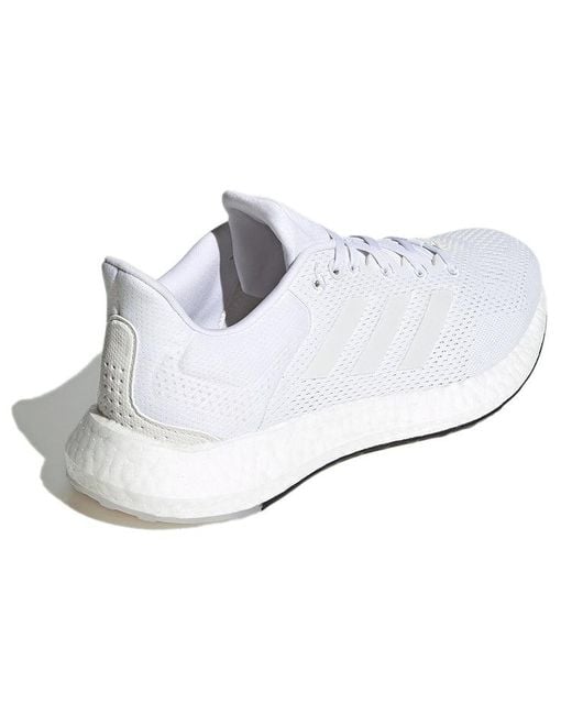 Adidas White Pureboost 21 Dash' for men
