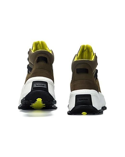 Timberland Green Turbo Hiking Boots Nubuck' for men