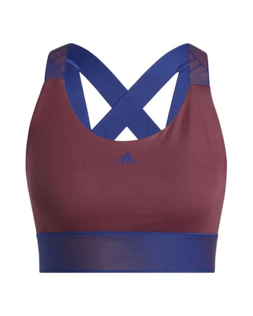 Adidas Blue (Wmns) Believe This Medium-Support Workout Bra