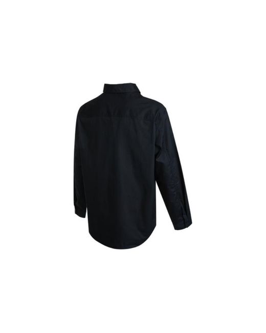 Converse Blue Woven Long Sleeve Button Down Shirt for men