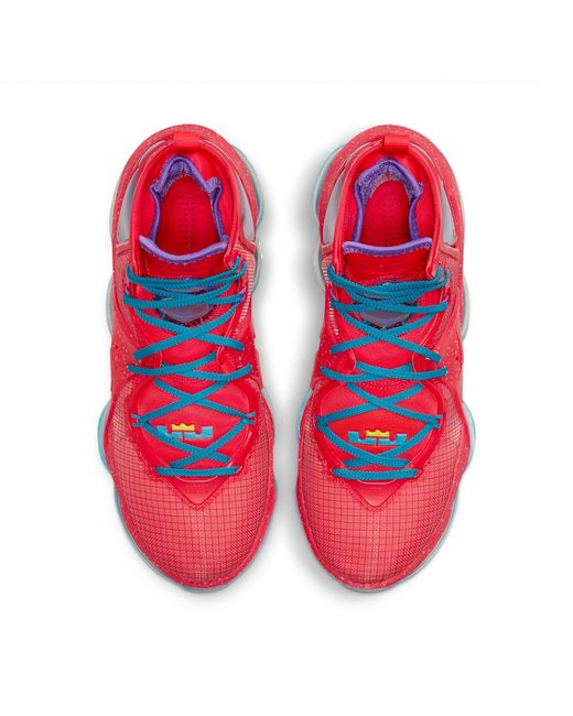 Nike Red Lebron 19 'King's Crown' for men