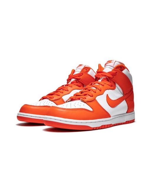 Nike Red Dunk High Retro Qs 'Syracuse' for men