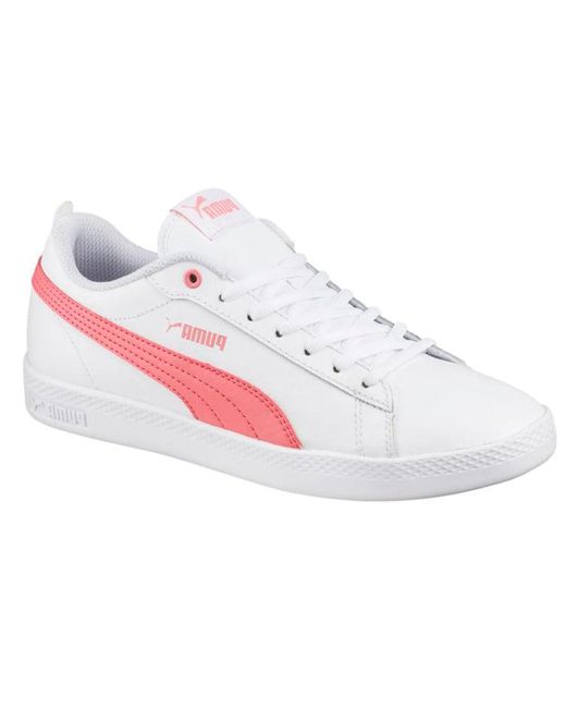 PUMA White (Wmns) Smash V2 'Shell'