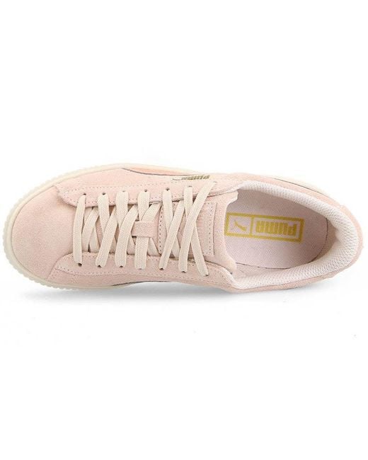 PUMA Pink (Wmns) Suede Platform Snake Rihanna For