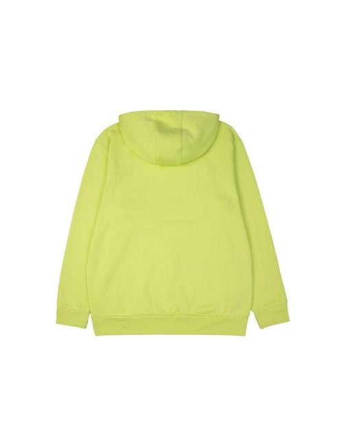 Adidas Yellow Originals Adv Logo Hoody Dragon Printing Sports for men