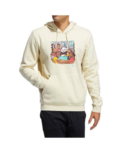 Adidas White Comics Panda Printing Creamy for men