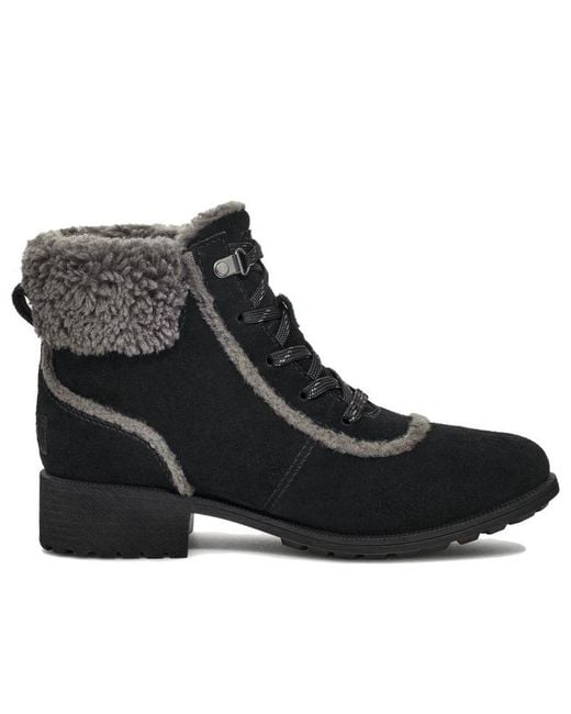 Ugg Black (Wmns) Bodie Fur Lace Boot