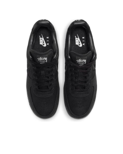 Nike X Stussy Air Force 1 Low 'Triple' in Black for Men | Lyst UK