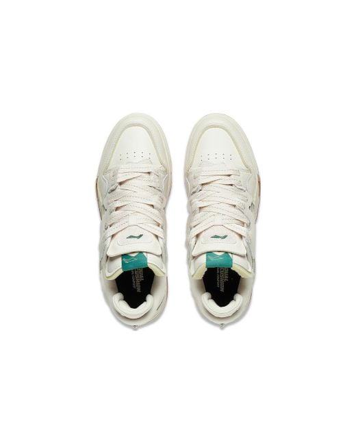 Li-ning White Weiwu Pro Skate Shoes for men