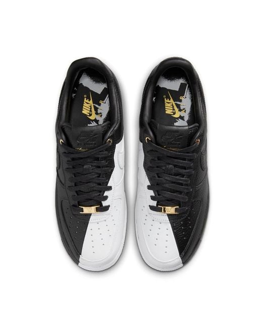 Nike Black Air Force 1 Low 'Anniversary Edition' for men